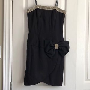 Black cocktail dress